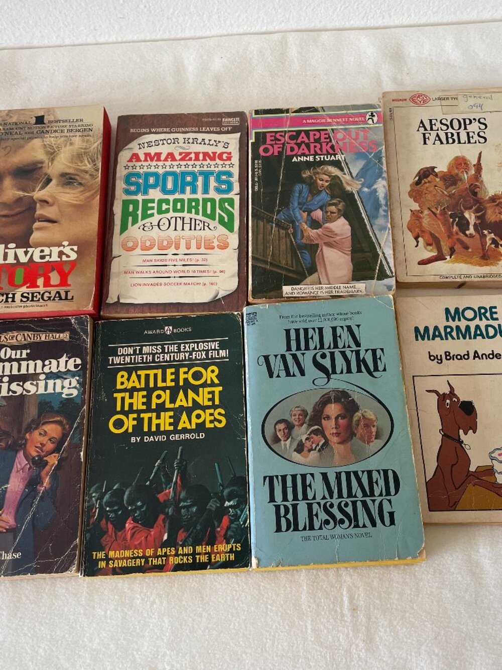 Lot of 10 VTG books from the 1970s and 1980s.